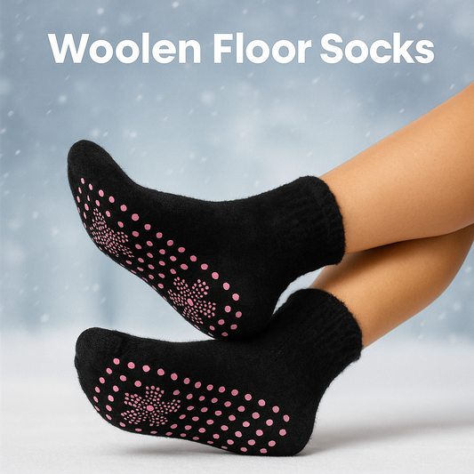 Velora™ Woolen Floor Socks