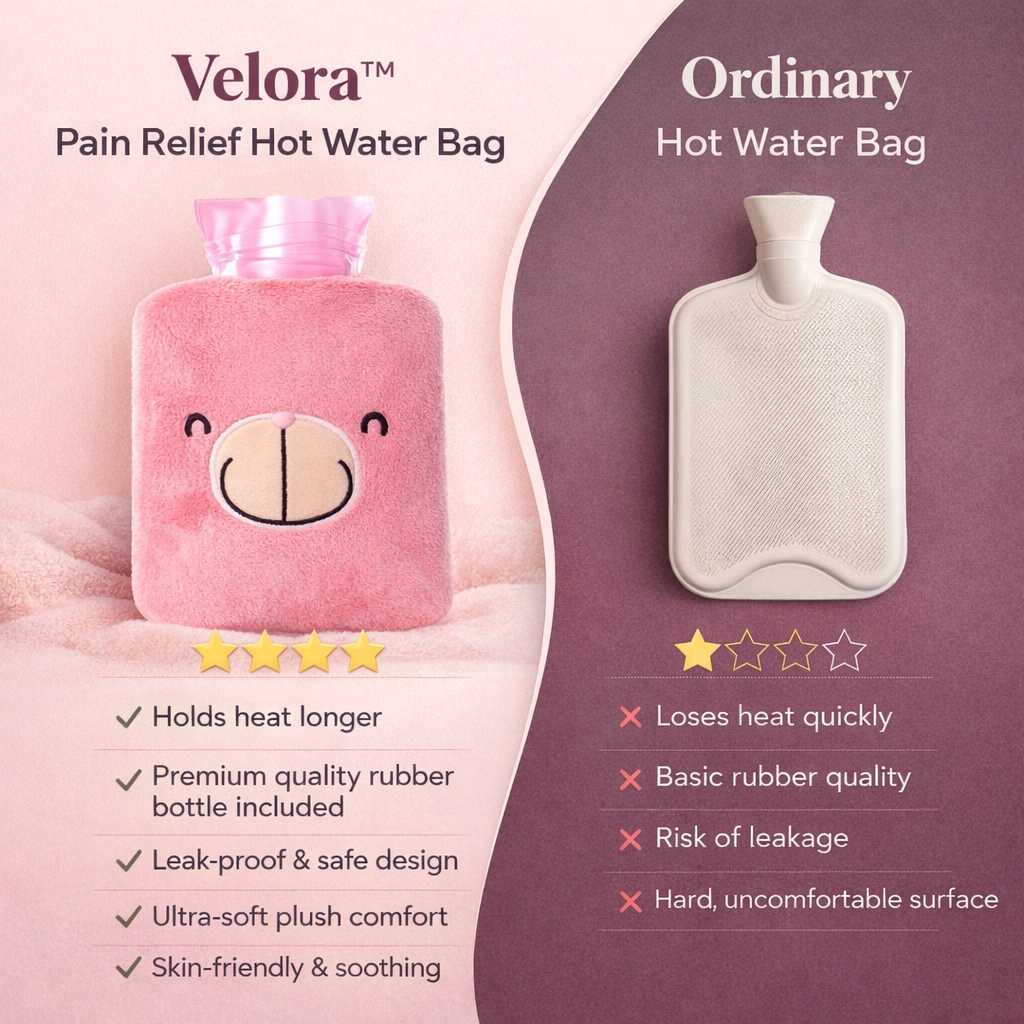 Velora™ Hot Water Bag | Everyday Pain Relief